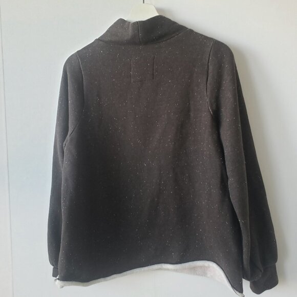 madewell MWL Betterterry Relaxed Turtleneck Sweatshirt size S - Picture 2 of 7